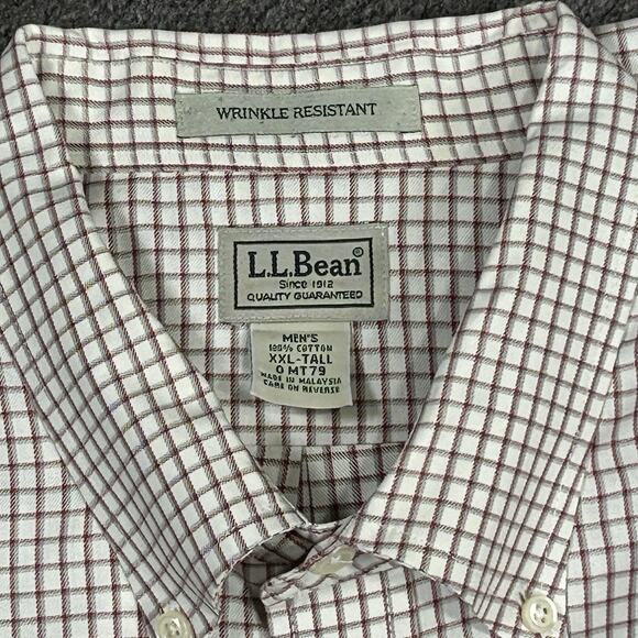 LL Bean Men’s Adaptive 3 Shirt Bundle Adaptive Magnetic Buttons XXL Tall & 18x37 - Picture 3 of 15